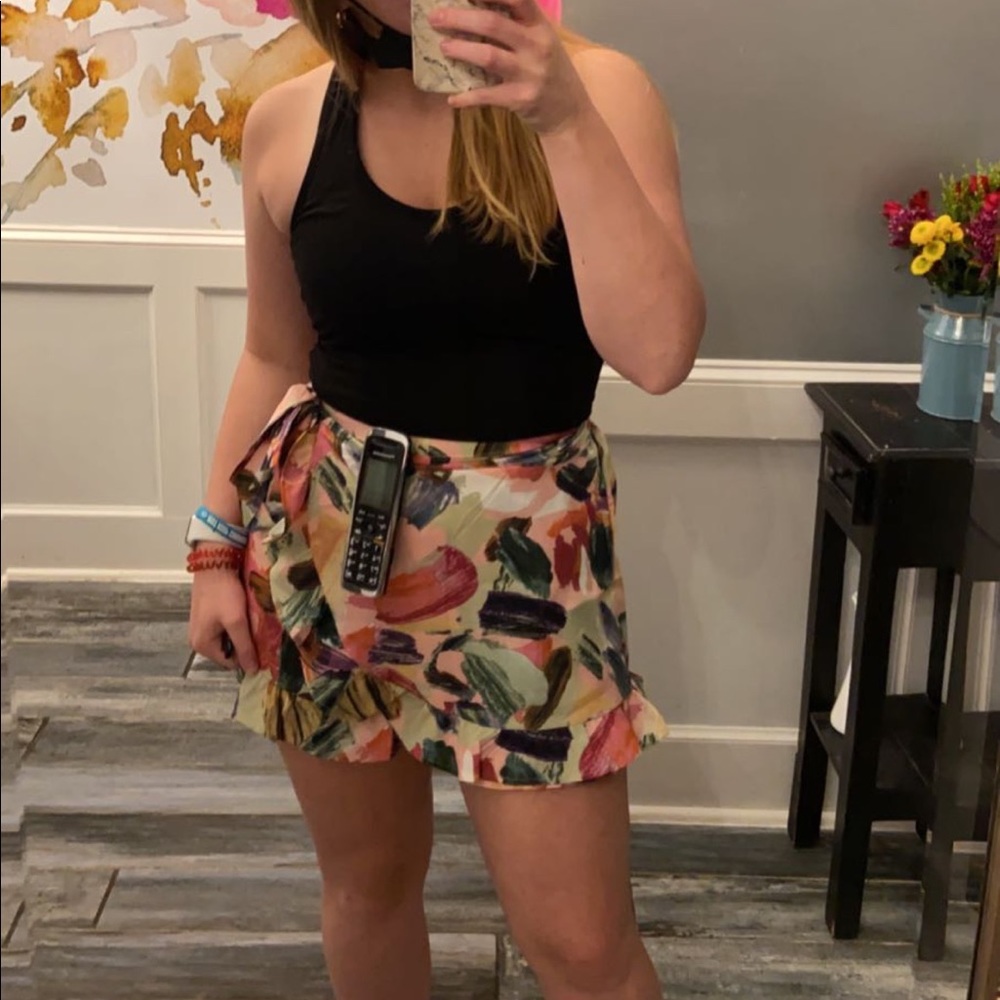 wrap skort